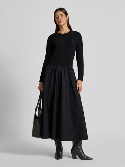 Polo Ralph Lauren Getailleerde midi-jurk van lanawolmix met kasjmier  - 1