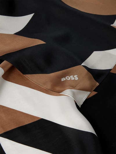 BOSS Schal mit Allover-Muster Modell 'Lainey' Black 2