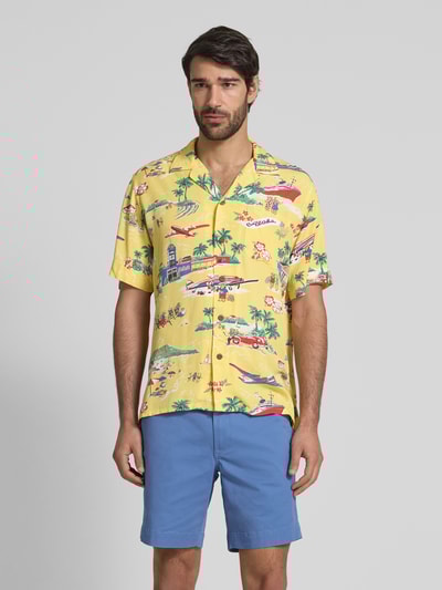Polo Ralph Lauren Classic Fit Freizeithemd mit Reverskragen GELB 4