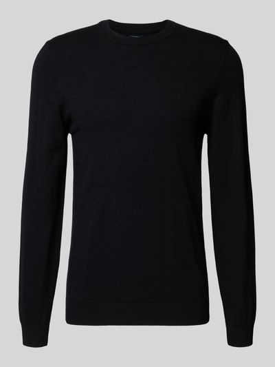 MCNEAL Gebreide pullover met kasjmier Zwart - 2