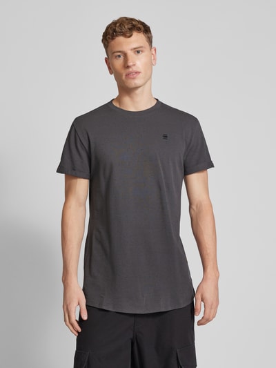 G-Star Raw T-shirt in gemêleerde look, model 'Lash' Antraciet - 4