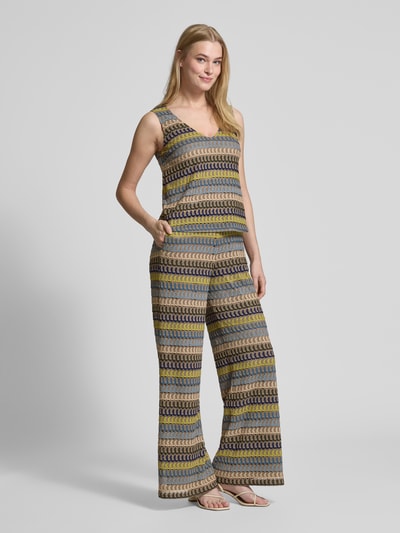 ROBE LÉGÈRE Jumpsuit met structuurmotief Groen - 1