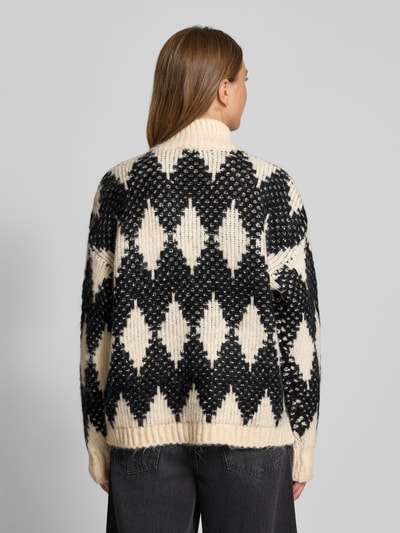 B.Young Oversized Pullover mit Alpaka-Anteil Modell 'Omhu' Beige Melange 5