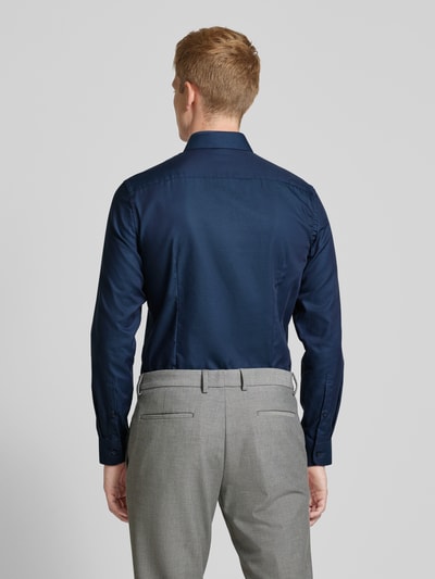 Jake*s Slim fit zakelijk overhemd met kentkraag Petrol - 5