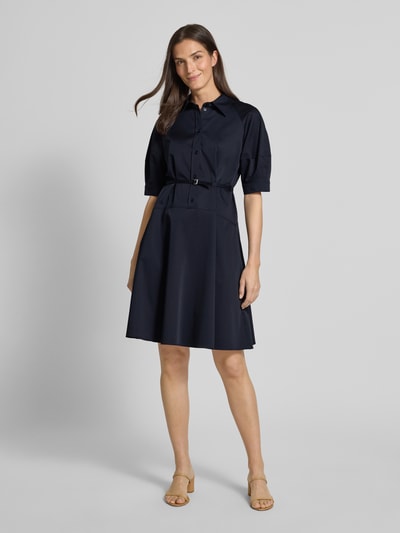 BOSS Minikleid mit Taillengürtel Modell 'Delaurena' Marine 1