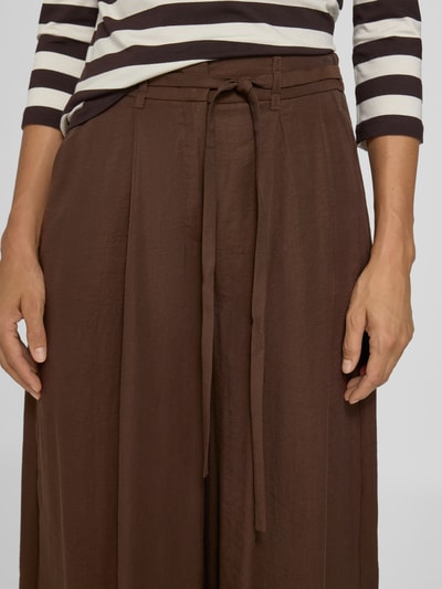 More & More Stoffen broek met elastische band Chocoladebruin - 3