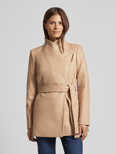 Ted Baker Mantel mit Bindegürtel Modell 'ROSESS' Camel 4