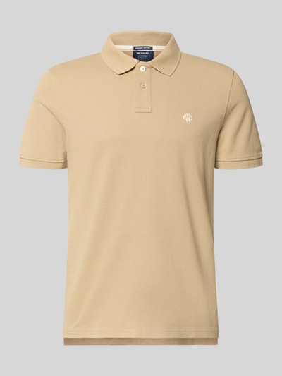 MCNEAL Regular Fit Poloshirt mit Label-Stitching Mud 2