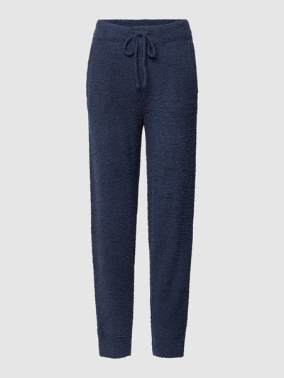 Jake*s Casual Stoffen broek met badstof Donkerblauw - 2