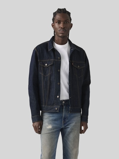 Levi's® regular fit jeansjack van puur katoen model 'THE TRUCKER JACKET' Jeansblauw - 4