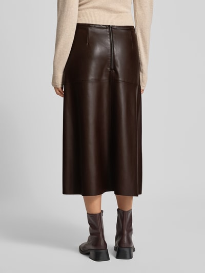 Betty Barclay Spódnica midi z imitacji skóry model ‘August’ Ciemnobrązowy 5