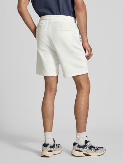 ONLY & SONS Loose Fit Sweatshorts aus Bio-Baumwoll-Mix Modell 'KIAN' Weiss 5