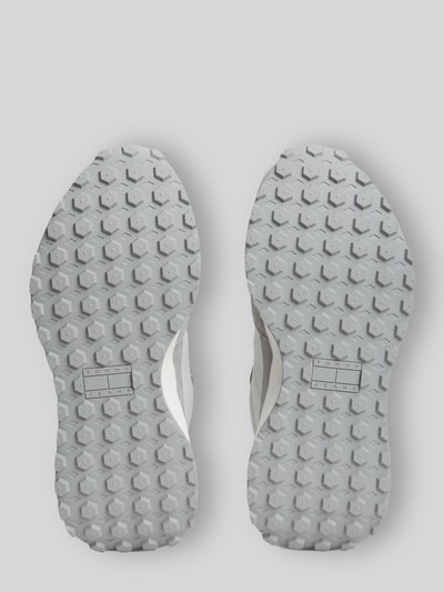 Tommy Jeans Sneaker aus echtem Leder Hellgrau 3