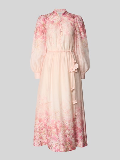 Forever New Tailliertes Freizeitkleid aus Lyocell-Leinen-Mix Modell 'Ashlyn' Rose 2