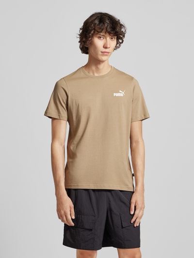 PUMA PERFORMANCE T-shirt met logoprint Beige - 4