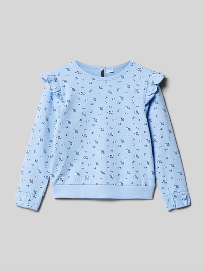 Name It Sweatshirt mit Volants Modell 'NMFDYLA' Bleu 1