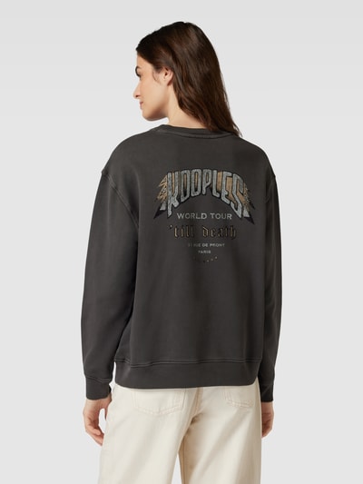 THE KOOPLES Sweatshirt met labelprint Antraciet - 5