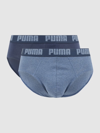 Puma Slip met stretch in set van 2 stuks Blauw gemêleerd - 1