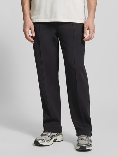 Emporio Armani Regular Fit Sweathose mit Label-Details Black 4