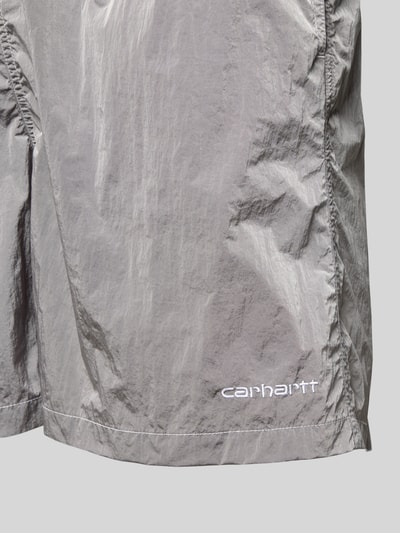 Carhartt Work In Progress Spodenki kąpielowe z elastycznym pasem model ‘CANBY’ Lodowy błękitny 2