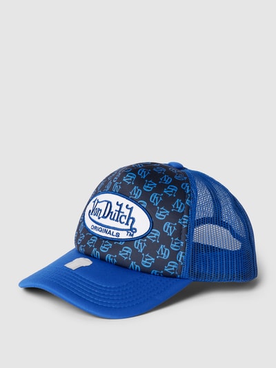 Von Dutch Trucker Cap mit Label-Stitching Modell 'TAMPA' Royal 1