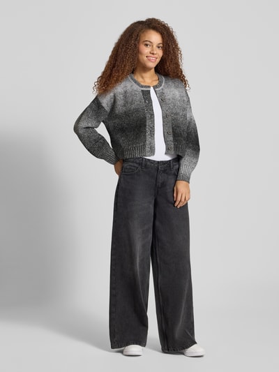 Pegador Cardigan mit überschnittenen Schultern Modell 'ORADEA' Black 1