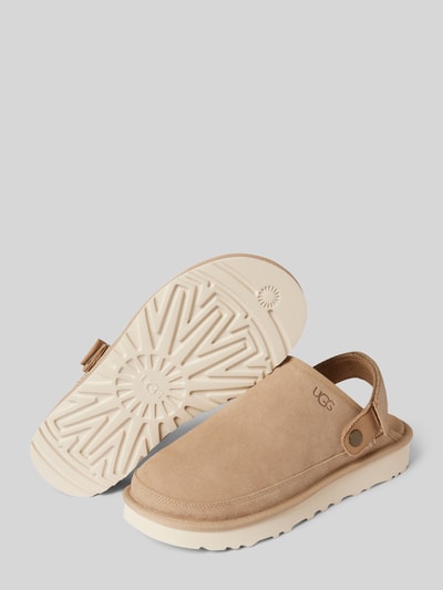 UGG Slides mit Fesselriemen Modell 'GOLDENCOAST CLOG II' Sand 4