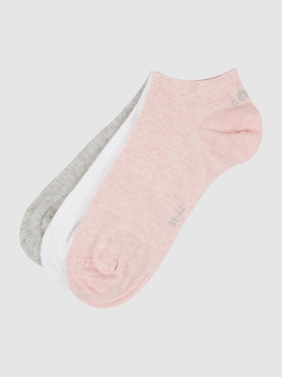 s.Oliver RED LABEL Sneakersocken im 3er-Pack  Rose 1