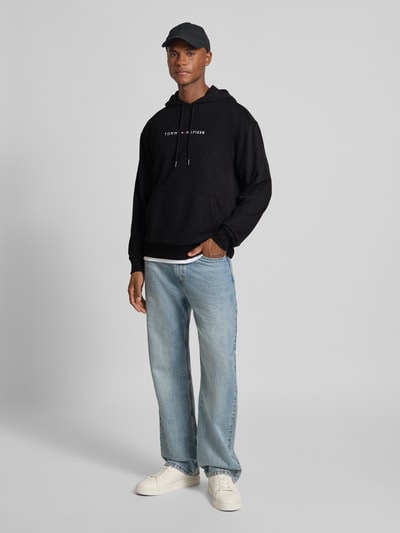 Tommy Hilfiger Regular fit hoodie van katoenmix Zwart - 1