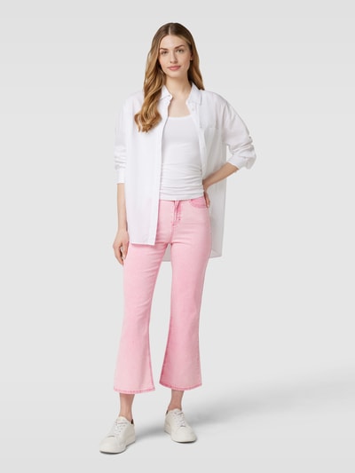 Marc O'Polo Flared Cut Jeans im 5-Pocket-Design Modell 'Ahus' Pink 1