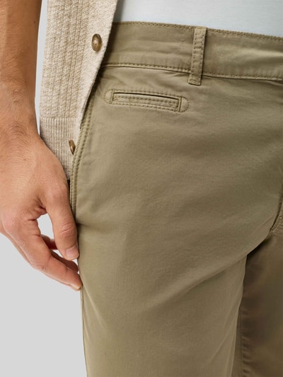 Brax Regular Fit Bermuda aus Baumwoll-Mix Hellgruen 3