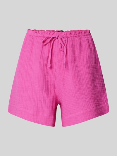 Gina Tricot Flared Shorts mit Strukturmuster Modell 'Gauze' Pink 2