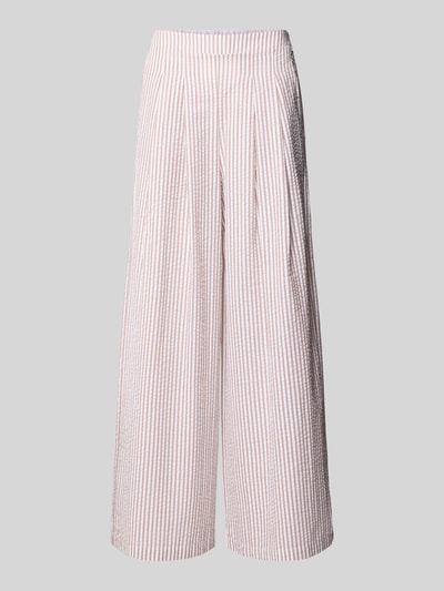 Produktfoto, Wide Leg Hose mit elastischem Bund von Apricot z bawełny, wzór na całej powierzchni, szerokość w rozmiarze S 37 cm, długość wewnętrzna nogawki w rozmiarze S 73 cm