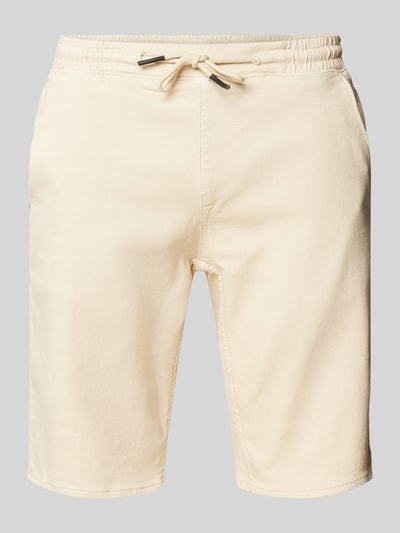 Blend Korte slim fit broek met tunnelkoord, model 'BLIZZARD' Zand - 2