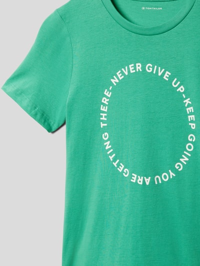 Tom Tailor T-shirt met motiefprint Groen - 2