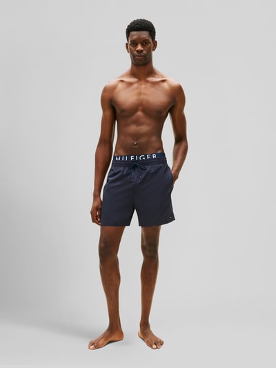 Tommy Hilfiger Badehose mit Logo-Bund Marine 1