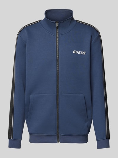 Guess Activewear Sweatjacke mit Label-Print Modell 'MICKEY' Marine 2