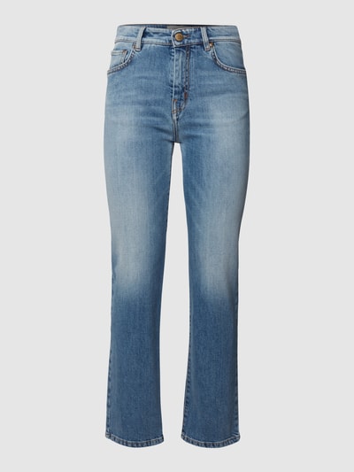 Weekend Max Mara Boyfriend Fit Jeans mit Label-Details Jeansblau 2