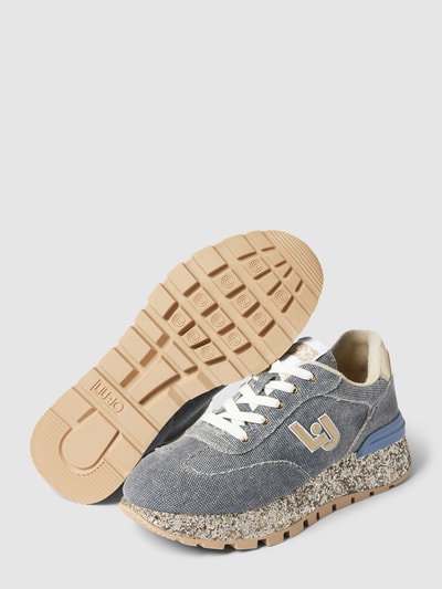 Liu Jo Sneaker mit Paillettenbesatz Modell 'AMAZING' Rauchblau 4