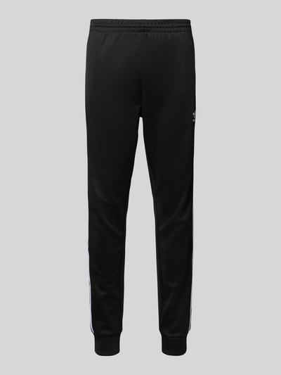 adidas Originals Regular fit trainingsbroek met labelstitching Zwart - 2