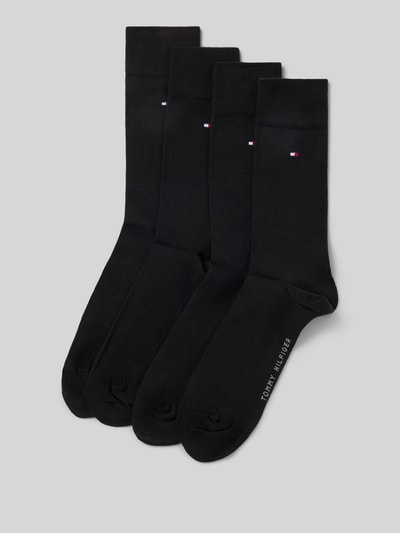 Tommy Hilfiger Socken mit Logo-Detail im 4er-Pack Black 1