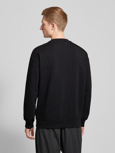 HUGO Sweatshirt mit Label-Badge Modell 'Dettil' Black 5