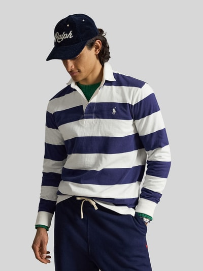 Polo Ralph Lauren Sweatshirt mit Kontrastkragen Marine 4