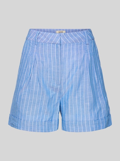 Scotch & Soda Relaxed fit korte broek van een mix van katoen en linnen Lichtblauw - 2