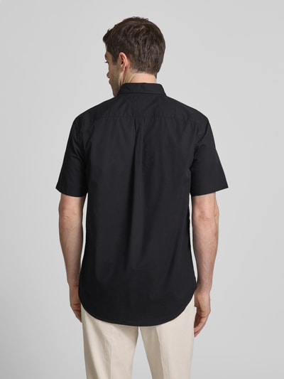 Tommy Hilfiger Regular Fit Freizeithemd mit kurzem Arm Modell 'FLEX' Black 5