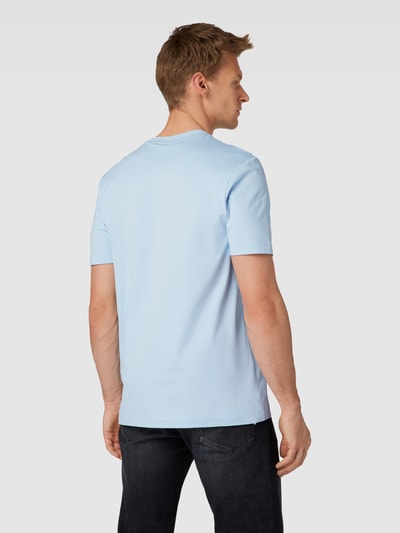 BOSS T-Shirt mit Label-Print Modell 'Thompson' Bleu 5