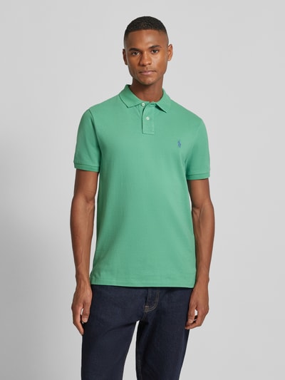 Polo Ralph Lauren Poloshirt mit Label-Stitching Gruen 4