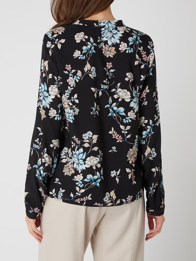 Vero Moda Blusenshirt mit floralem Muster Modell 'Nads' Black 5