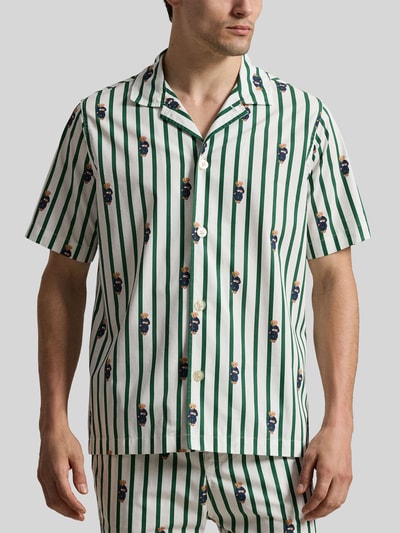 Polo Ralph Lauren Underwear Pyjamabovendeel met all-over motiefprint Donkergroen - 3