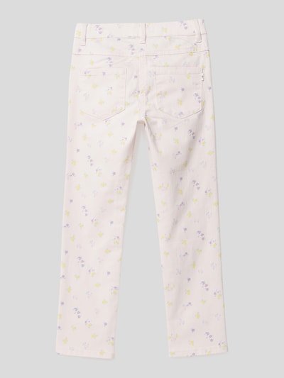 Tom Tailor Jeans met all-over bloemenmotief Lichtroze - 3